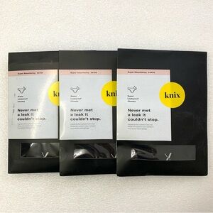 Knix Super Leakproof Cheeky Panties - 3Pk Size S